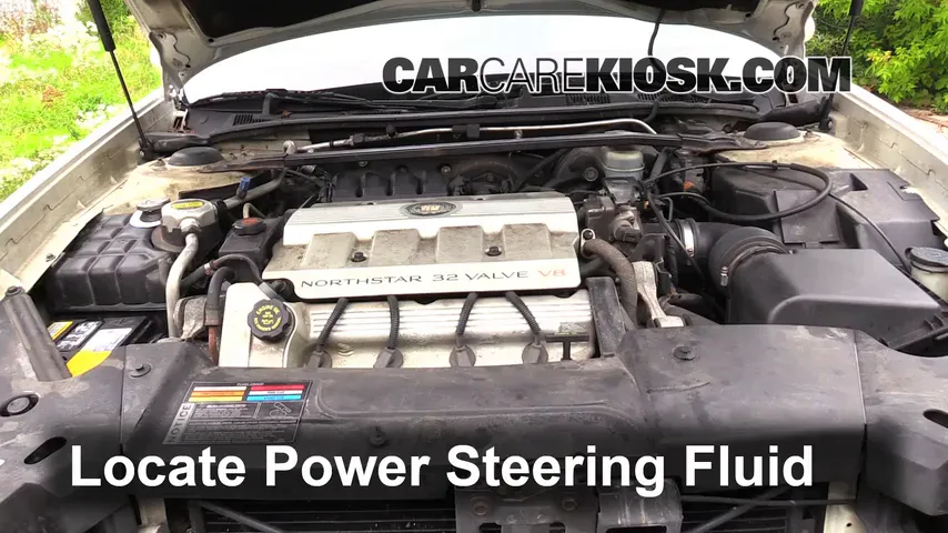 1997 Cadillac DeVille 4.6L V8 Sedan Power Steering Fluid Check Fluid Level
